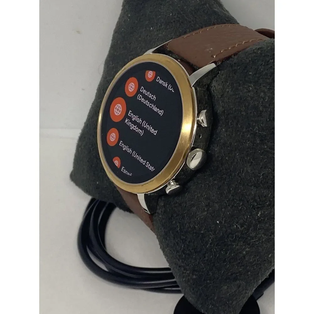 Fossil Gen 4 Authentic Digital Dial Smart Watch Custom Band FTW6016 AB515